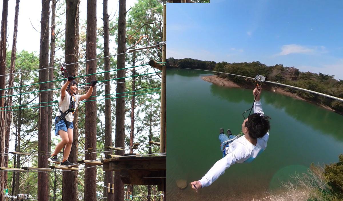 アドベンチャーコース+ジップトリップコース　セットプラン