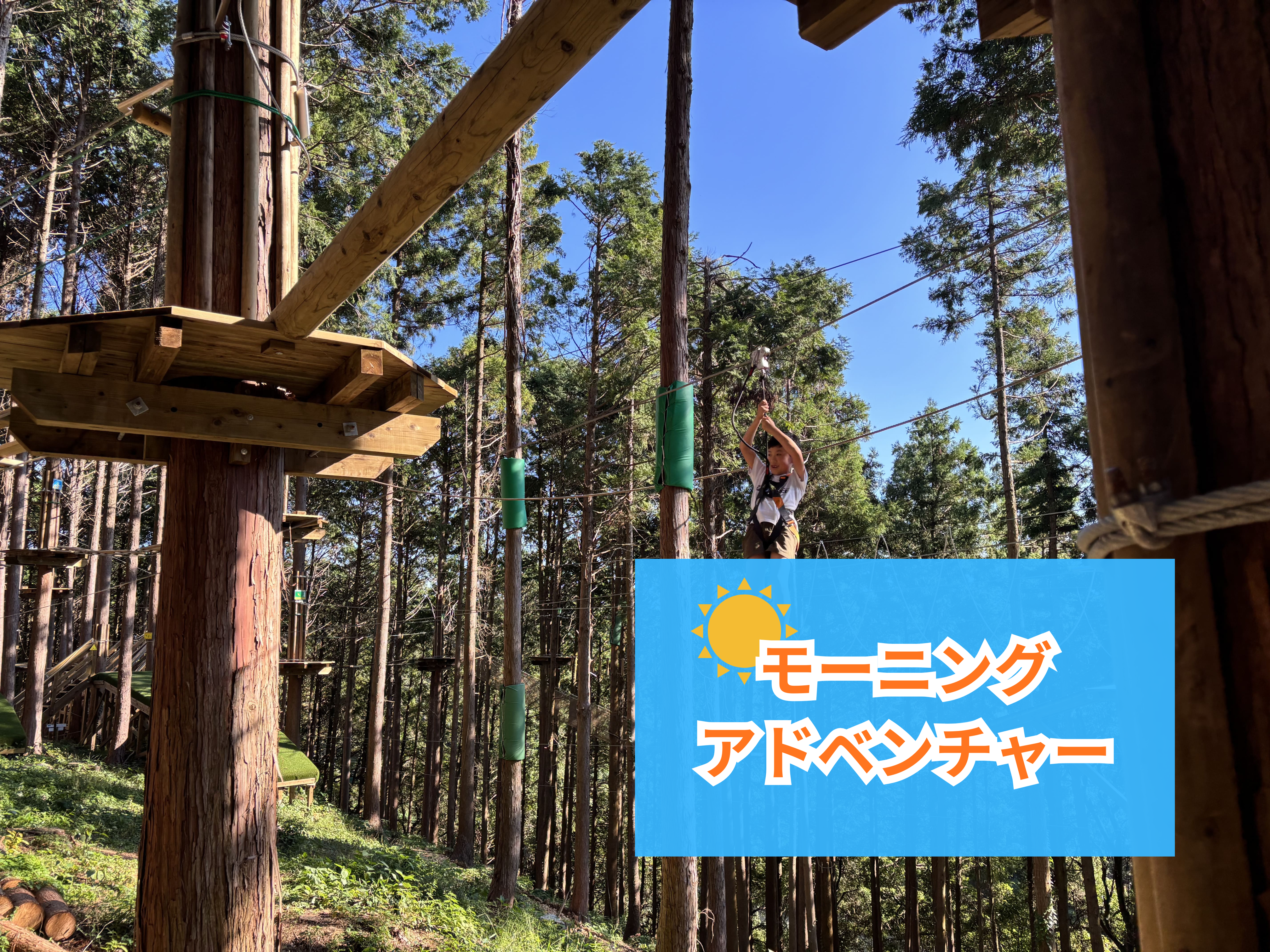 モーニングアドベンチャー【キャノピーコース】