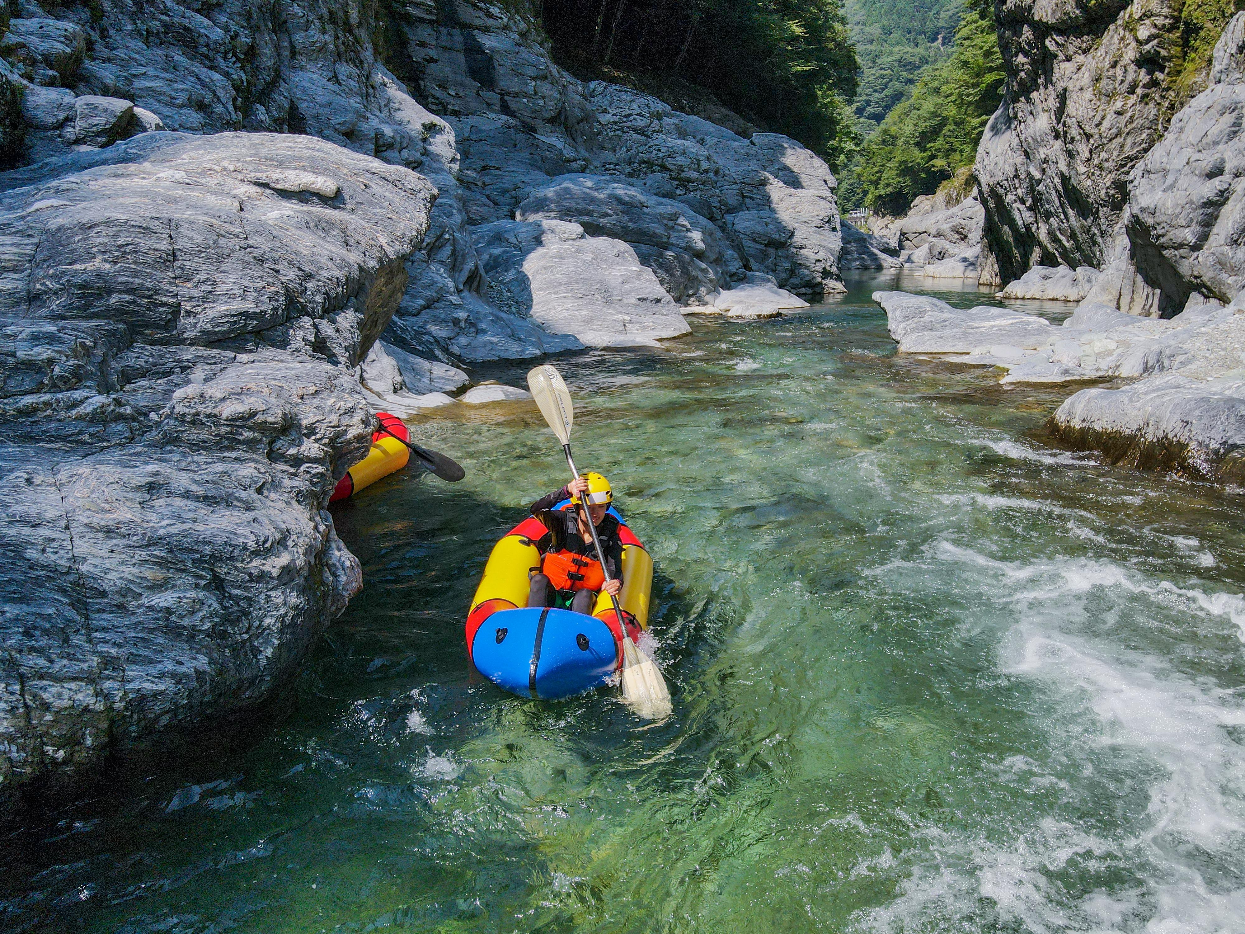 祖谷川パックラフトコース